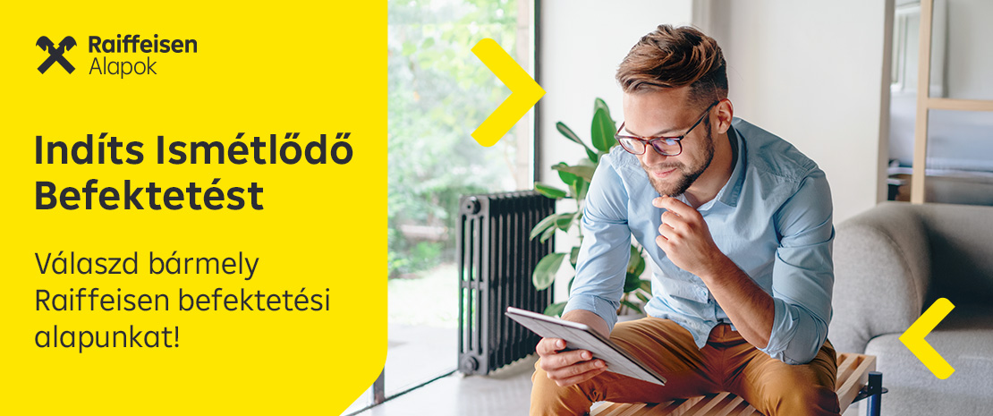 Indítsd Ismétlődő Befektetést és okosórát nyerhetsz! - Fektess be havi 20 000 Ft-ot bármely Raiffeisen befektetési alapba.
